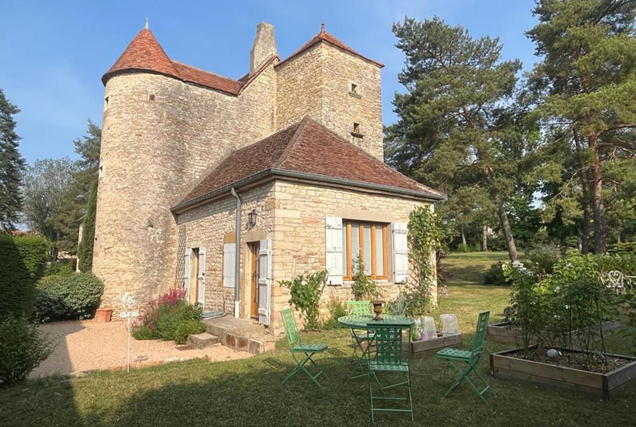 La Rocheliere Bed & Breakfast Bresse-sur-Grosne ภายนอก รูปภาพ